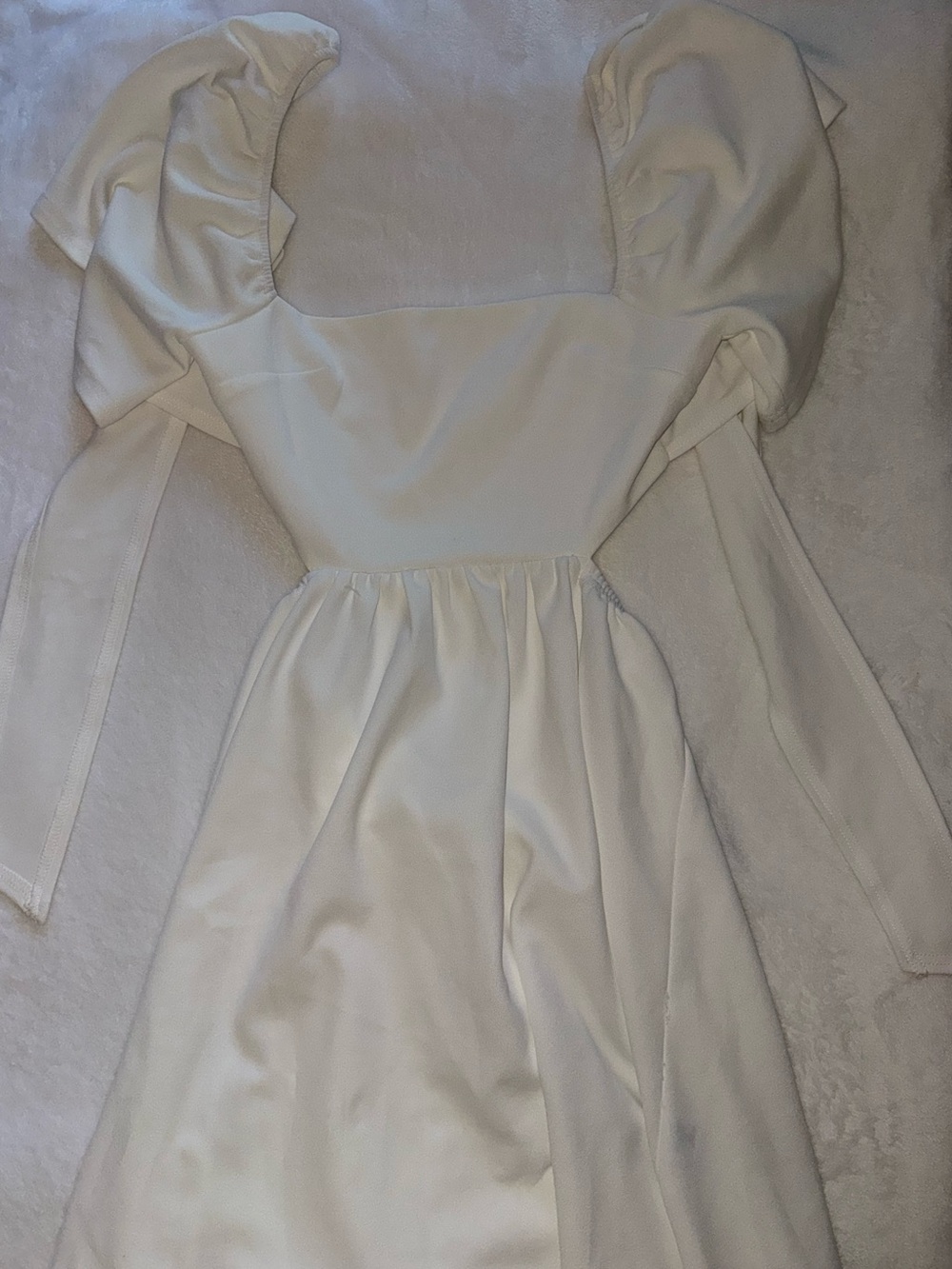 Altar'd State White Mini Dress with Side cut outs